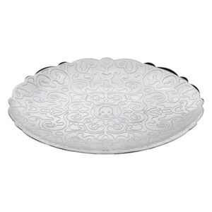 Dressed for X-mas Presentation plate - Ø 26 cm by Alessi Metal
