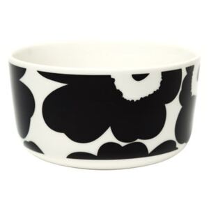 Unikko Bowl - / Ø 12.5 x H 6.5 cm - 50 cl by Marimekko White/Black
