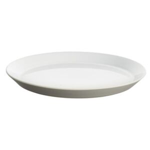 Tonale Plate by Alessi White/Grey