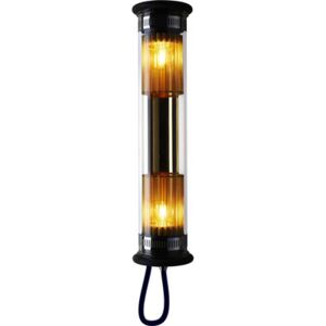 In The Tube 100-500 Outdoor wall light - L 52 cm by DCW éditions Gold