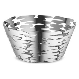 Barket Basket - / Ø 21 cm - Steel by Alessi Grey/Silver/Metal