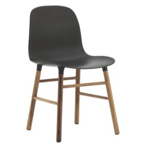 Form Chair - Walnut leg by Normann Copenhagen Black/Natural wood