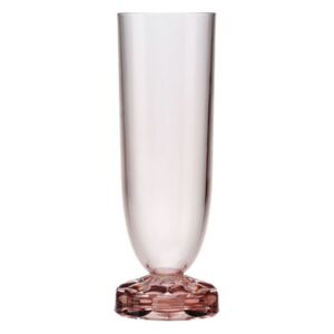 Jellies Family Champagne glass - H 17 cm by Kartell Pink