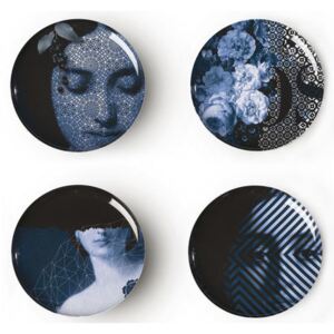 Yuan Osorio Plate - / Set of 4 by Ibride Multicoloured
