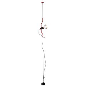 Parentesi Floor lamp - / Mains connection - Reissue 1971 by Flos Red