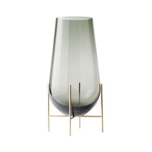 Echasse Small Vase - / H 28 cm by Menu Grey/Gold