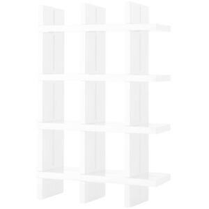 My Book Bookcase - H 184 cm - W 138 cm by Slide White