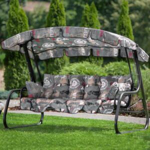 Replacement swing cushions set with canopy 170 cm Ravenna F001-06PB PATIO