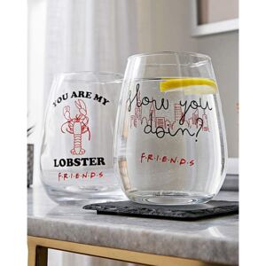 Friends Set of 2 Lobster Glasses