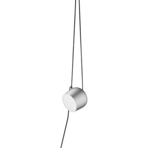 AIM LED Lamp - / to hang up - Mains connection / Ø 24 cm by Flos Grey/Silver/Metal