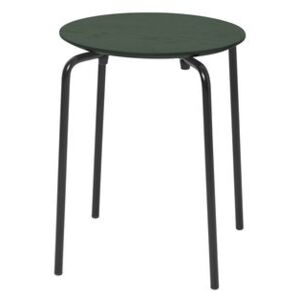 Herman Stackable stool - / Wood & metal by Ferm Living Green