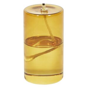 Olie Oil lamp - / Ø 7.5 x H 13.5 cm by ENOstudio Yellow/Brown