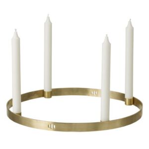 Circle Large Candelabra - To suspend or to lay - Brass by Ferm Living Gold