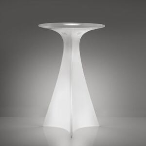 Jet Luminous high table - / Ø 62 x H 100 cm by Slide White