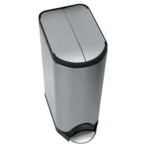 Deluxe Butterfly Pedal bin - step can - 30 liters by Simple Human Metal
