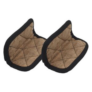 Ma Jolie Cocotte Potholder - / Set of 2 - Hessian by Cookut Brown