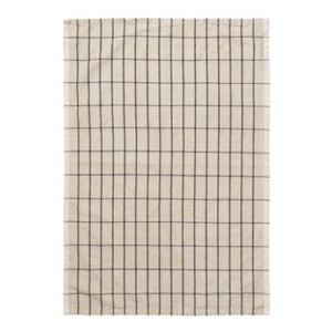 Hale Tea towel - / 50 x 70 cm by Ferm Living White/Beige