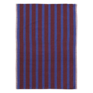 Hale Tea towel - / 50 x 70 cm by Ferm Living Blue/Brown