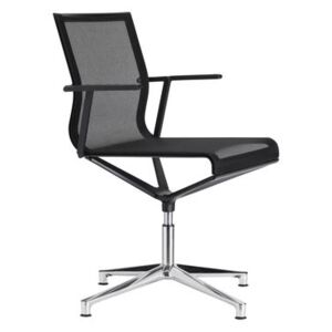 Stick Chair Swivel armchair - 4 legs by ICF Black