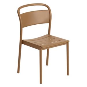 Linear Stacking chair - / Steel by Muuto Brown/Beige
