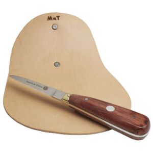 Tools for Oysters - Hand Protection and professional knife by Malle W. Trousseau Brown/Beige/Natural wood