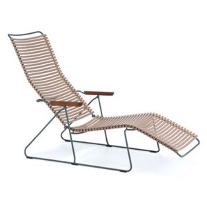 Click Sun lounger - - Multi-position backrest by Houe Beige