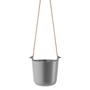 Hanging pot - / Water reserve - Sandstone by Eva Solo Grey