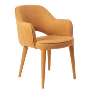 Cosy Padded armchair - / Fabric by Pols Potten Yellow