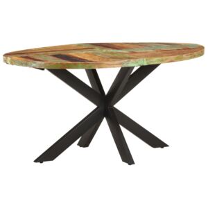 VidaXL Dining Table 160x90x75 cm Solid Reclaimed Wood