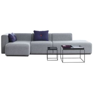 Mags Corner sofa - L 302 cm - Left armrest by Hay Grey
