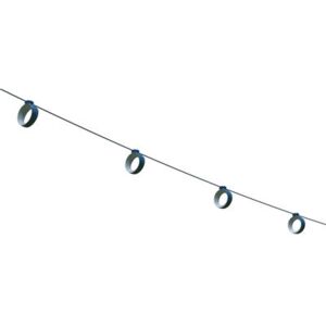 Hoop Outdoor luminous garland - LED / Outside - 12 metres / Bluetooth by Fermob Blue