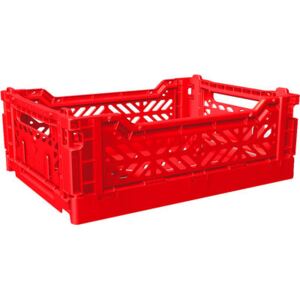 Midi Box Storage rack - Foldable L 40 cm by Surplus Systems - Pop Corn Red