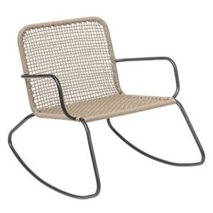 Nature Rocking chair - / Indoors & outdoors by Bloomingville Beige