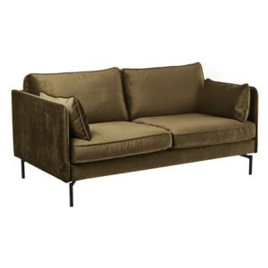 PPno.2 2 seater sofa - / Velvet - L 173 cm by Pols Potten Brown/Green