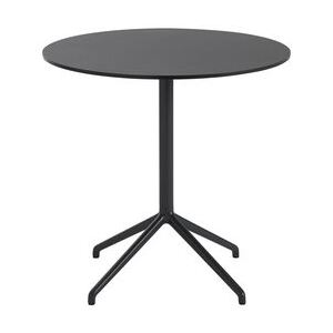 Still Café Table - / Ø 75 x H 73 cm - Linoleum by Muuto Black
