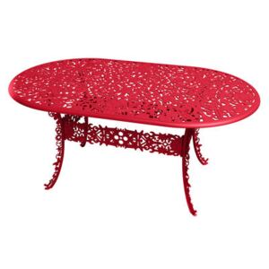 Industry Garden Oval table - L 152 cm by Seletti Red