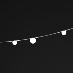 June LED Outdoor luminous garland - / Globes - L 130 cm by Vibia Brown