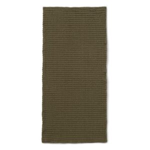 Organic Hand towel - / 100 x 50 cm - Honeycomb by Ferm Living Green