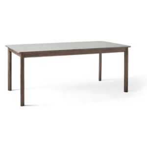 Patch HW1 Extending table - / Fenix laminate - L 180 to 280 cm by &tradition Grey/Natural wood