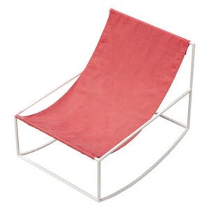 Rocking chair - / Linen by valerie objects Red