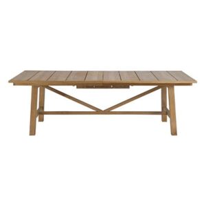 Synthesis Extending table - / L 230 to 300 cm - Teak by Unopiu Natural wood