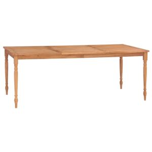 VidaXL Batavia Table 200x100x75 cm Solid Teak Wood