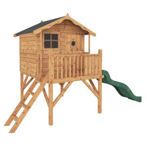 Mercia Tulip Playhouse with Tower and Slide (Installation Included)
