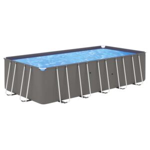 VidaXL Swimming Pool with Steel Frame 540x270x122 cm Anthracite