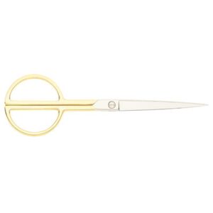 Phi Large Scissors - L 23 cm by Hay Gold/Metal