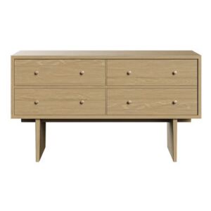 Private Dresser - / L 160 cm - 4 drawers by Gubi Natural wood