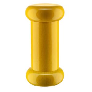 / By Ettore Sottsass - H 15 cm Spice mill - / Alessi 100 Values ​​Collection by Alessi Yellow