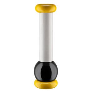 / By Ettore Sottsass - H 23 cm Spice mill - / Alessi 100 Values ​​Collection by Alessi White