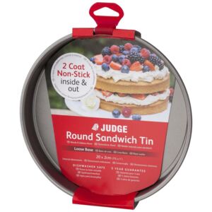 Judge Bakeware Non-Stick Loose Base Round Sandwich Tin