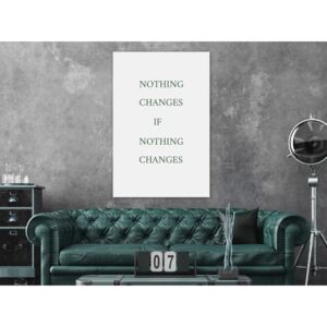 Canvas Print Quotes: Changes (1 Part) Vertical